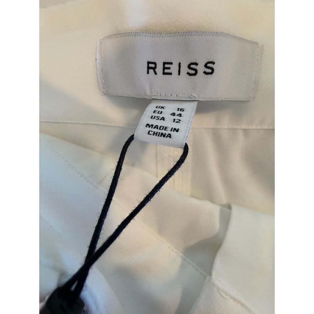 REISS Denva Burnout Skirt in Ivory - Picture 13 of 13